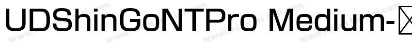 UDShinGoNTPro Medium字体转换